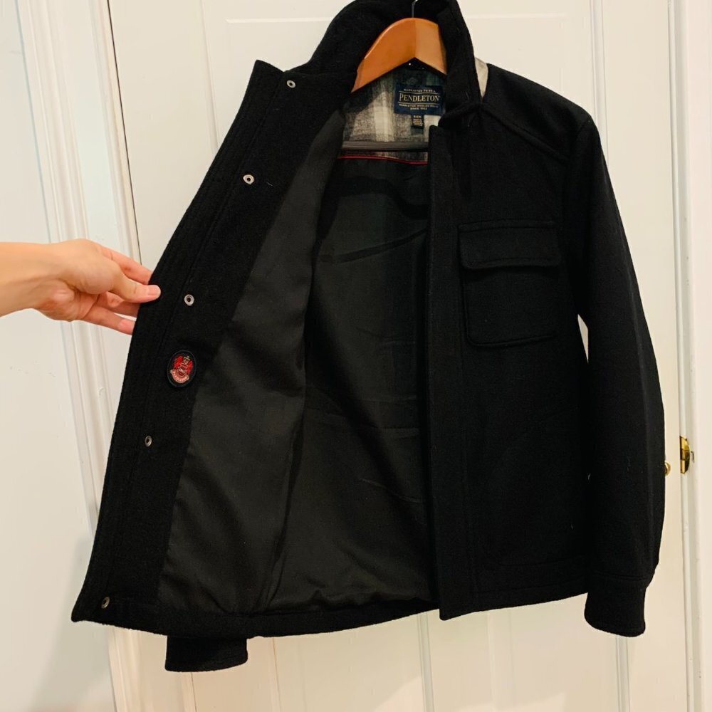 Men's Pendleton Wool Field Chore Jacket Coat Size Small - Picture 5 of 12